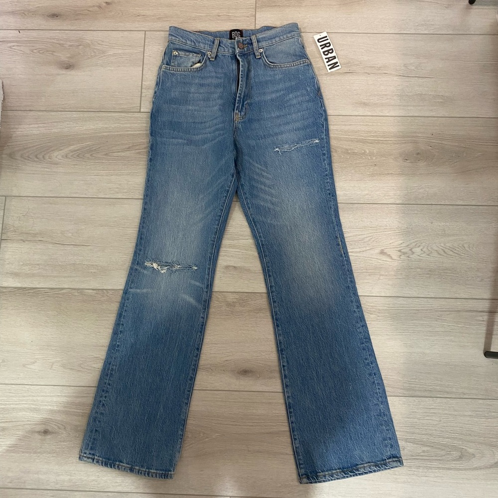 NEW Urban Outfitters BDG Stretch High-Rise Flare Jeans